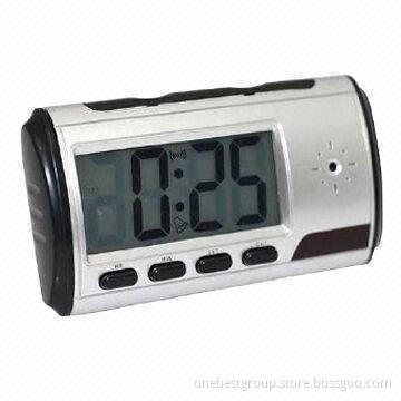 Motion Sensor Covert Camera Clock